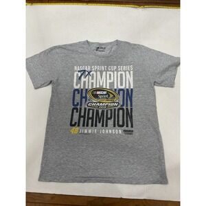 Fanatics Youth Xl NASCAR Jimmie Johnson T Shirt Short Sleeve Sprint Cup Champion